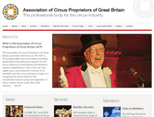 Tablet Screenshot of circusgb.com